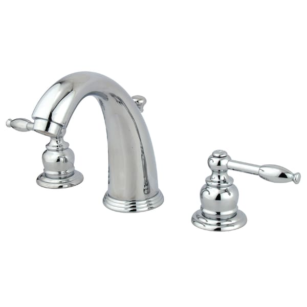 Widespread Bathroom Faucet, Polished Chrome